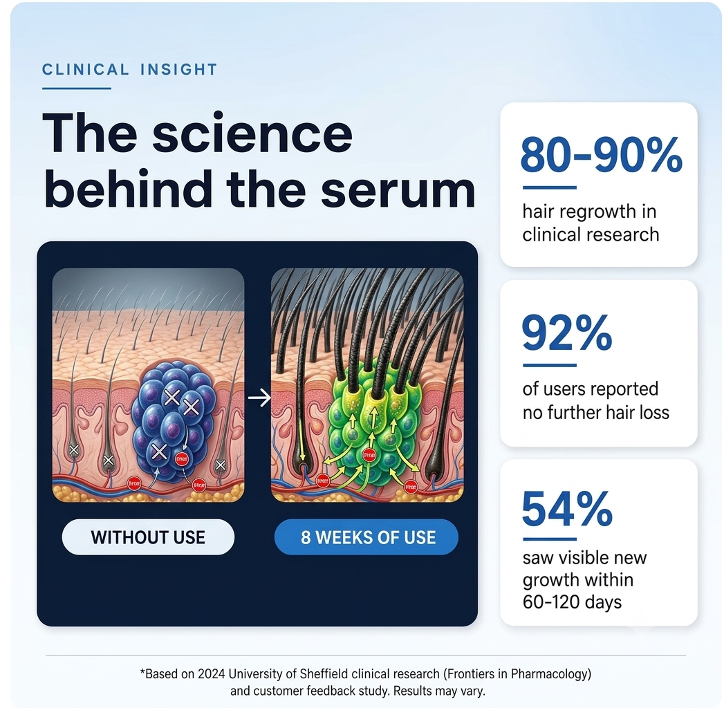 Deoxyline™ | Reverse Hairloss in 90 days - Triple Roll-On Serum